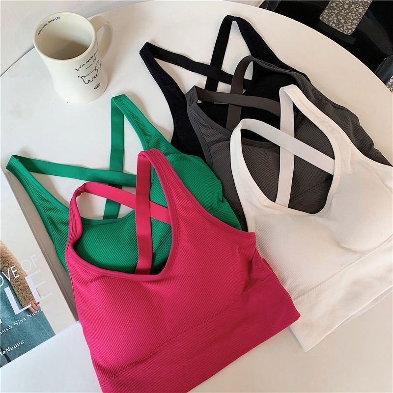 Bralette Triangle Set - Sujetador deportivo Sexy para mujer, Top
