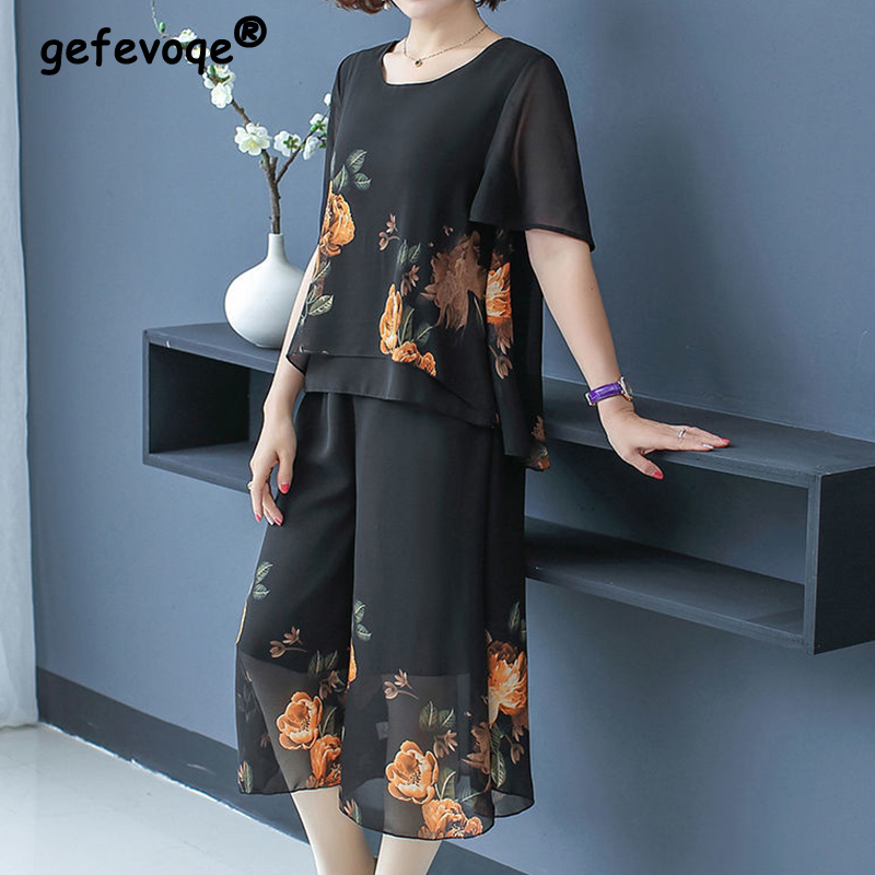 Romper Floral Print - Conjuntos cortos de encaje con estampado