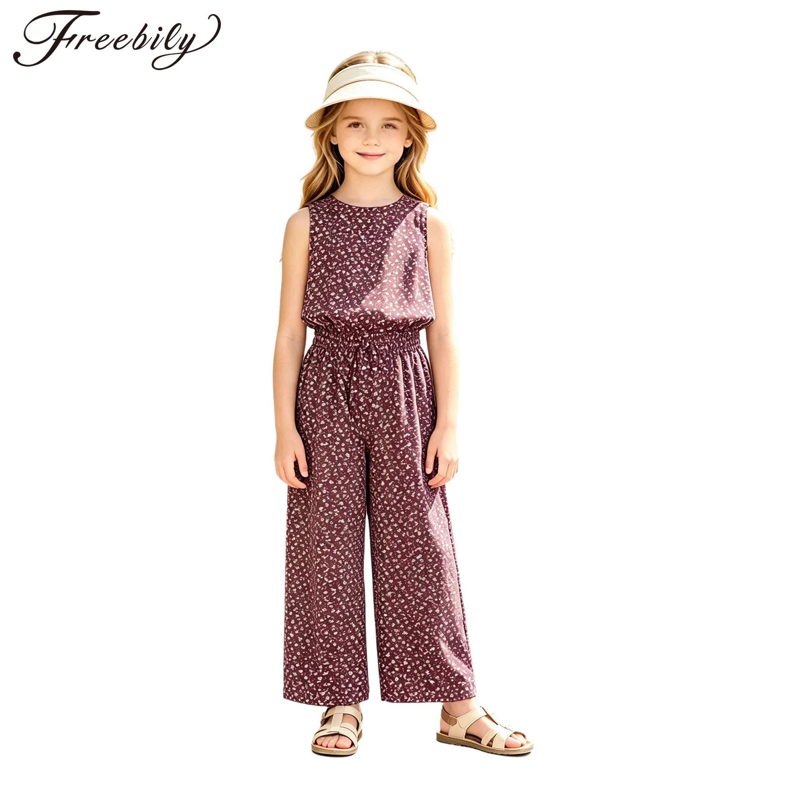 Romper Floral Print - Mono floral de verano para niñas,