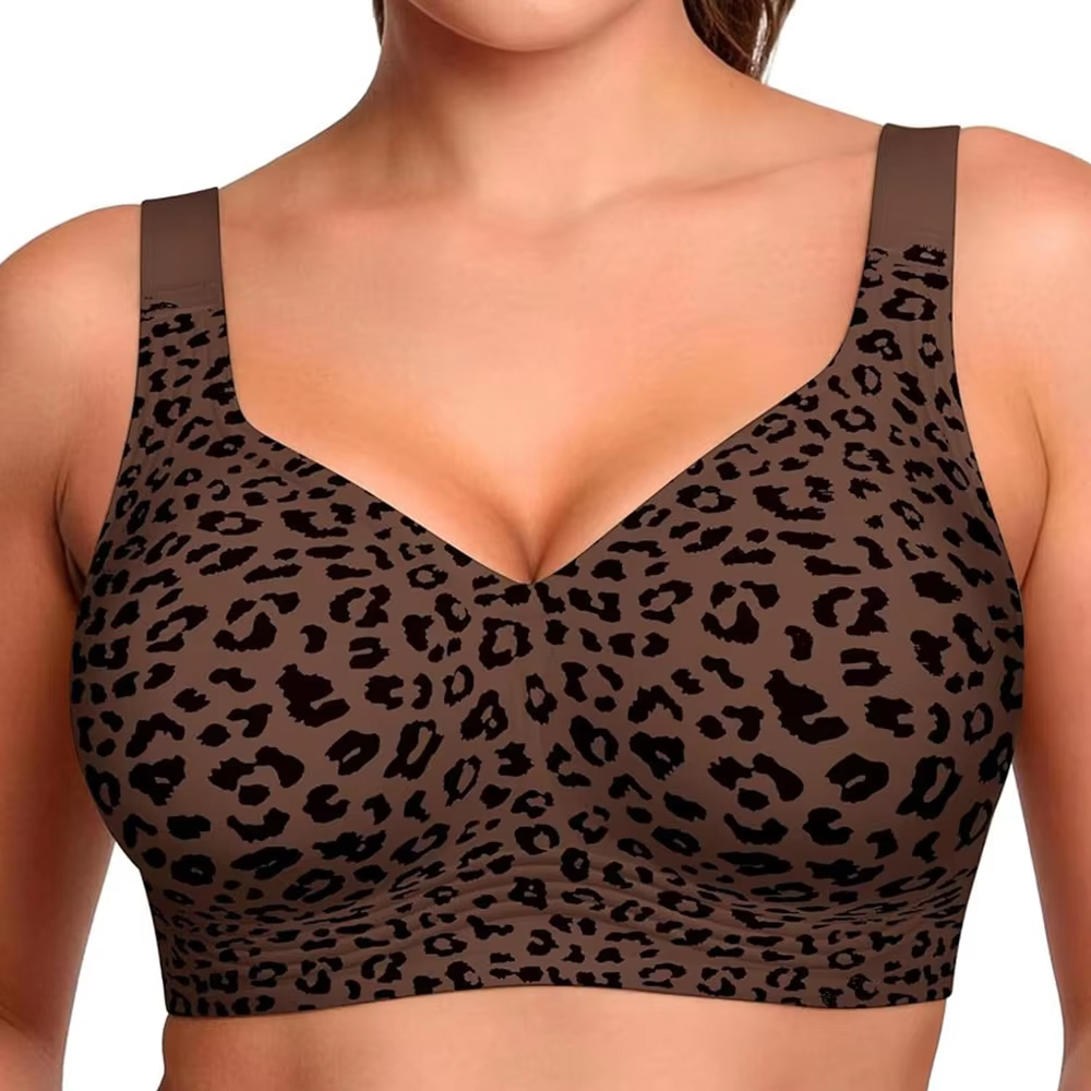 Bralette Triangle Set - Sujetador Leopard Jelly sin aros, con
