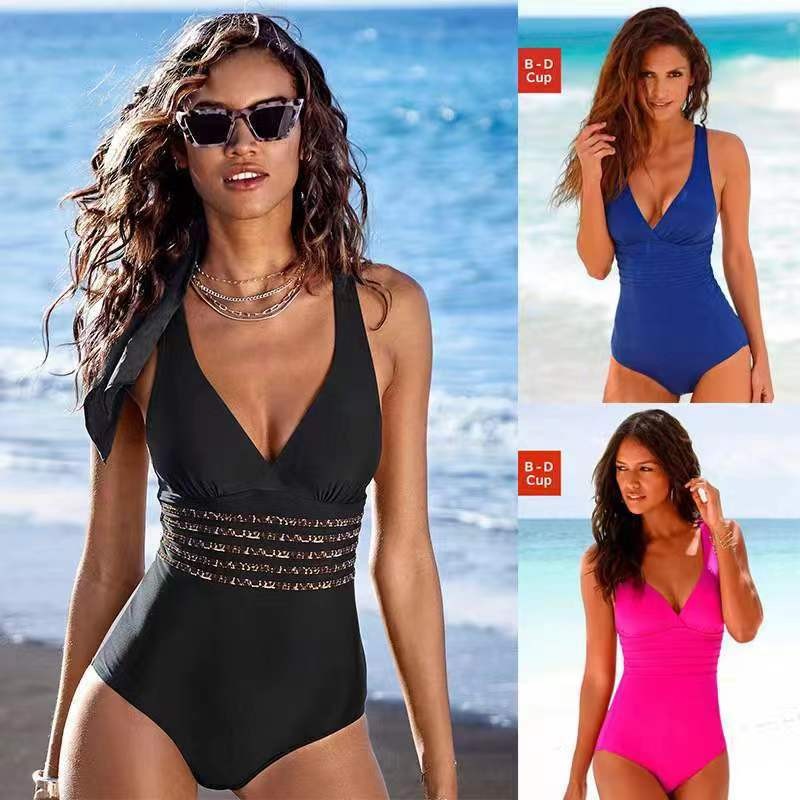 Traje de baño tankini de mujer - Swimsuit Bikini Ruched reseña y precio