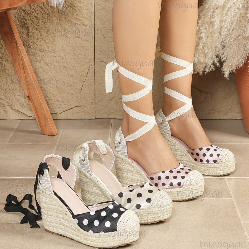 Sandalias de cuña con platafor - Wedge Espadrille Women reseña y precio