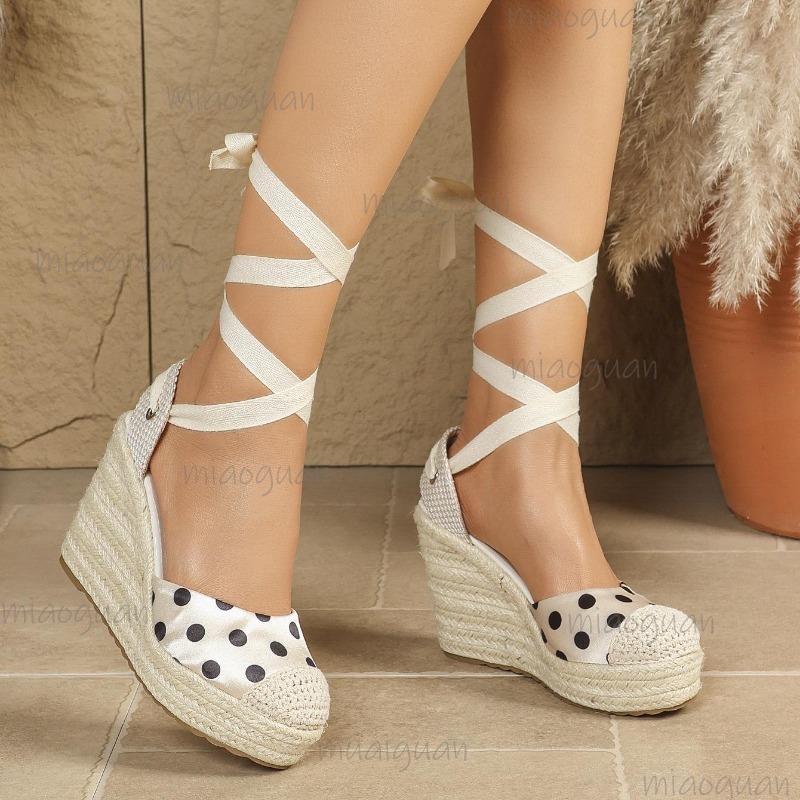Sandalias de cuña con platafor - Wedge Espadrille Women reseña y precio