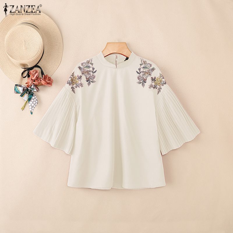 Blusa ZANZEA 2026 con Estampad - Romper Floral Print reseña y precio