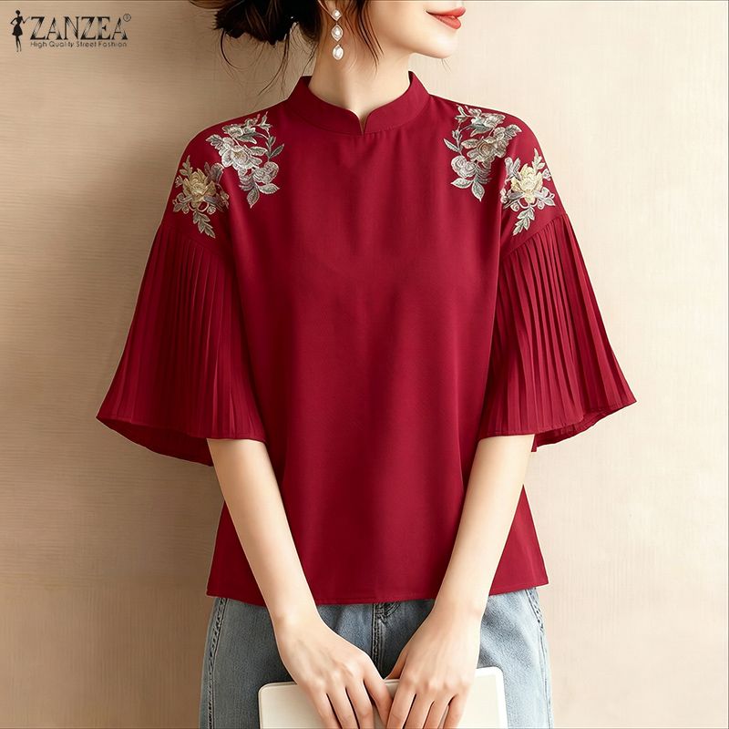 Blusa ZANZEA 2026 con Estampad - Romper Floral Print reseña y precio