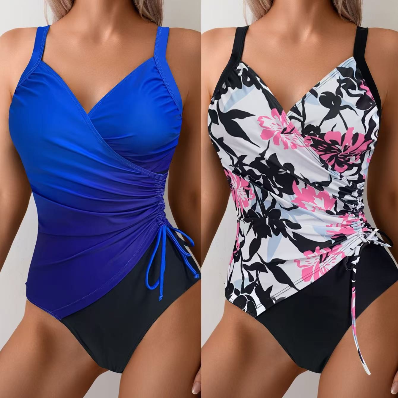 Tankini para mujer con control - Swimsuit Bikini Ruched reseña y precio