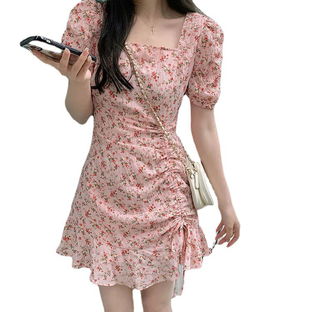 Minivestido Floral con cordón  - Romper Floral Print reseña y precio