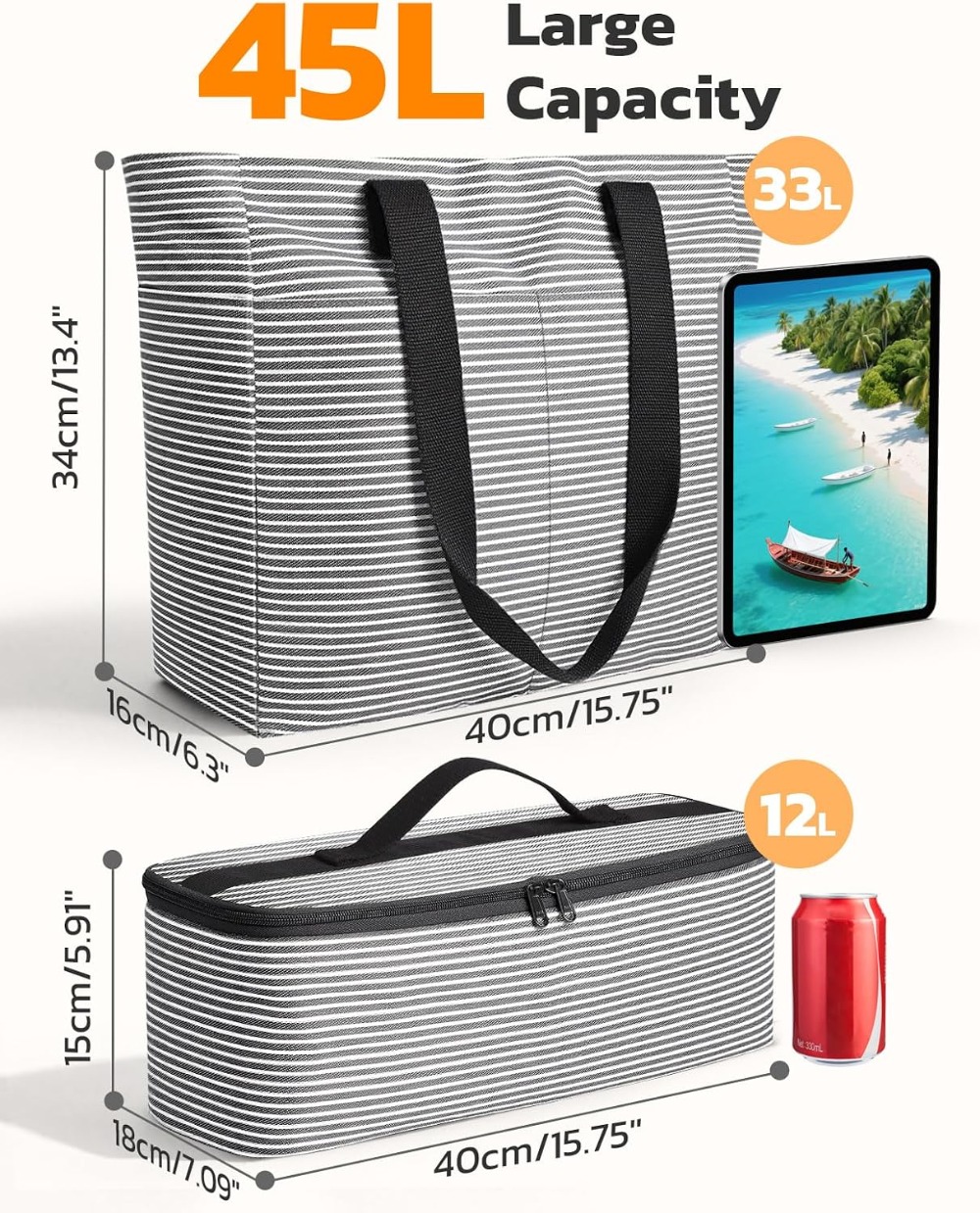 Bolsa de Playa Impermeable de  - Tote Bag Beach reseña y precio