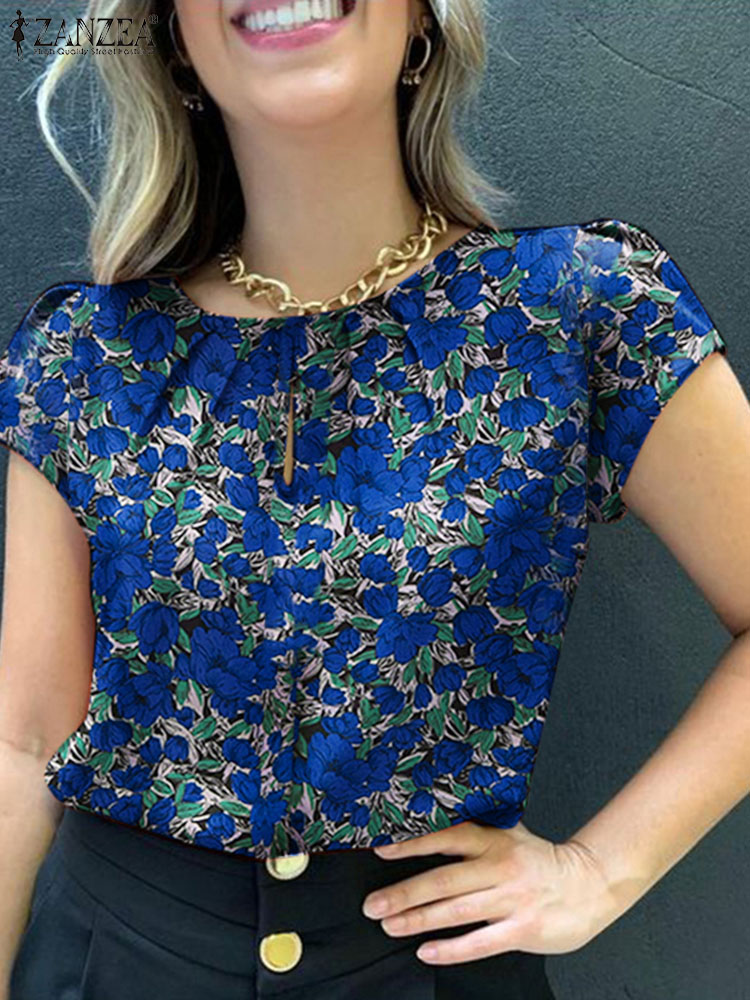 ZANZEA-Blusa Bohemia con estam - Romper Floral Print reseña y precio